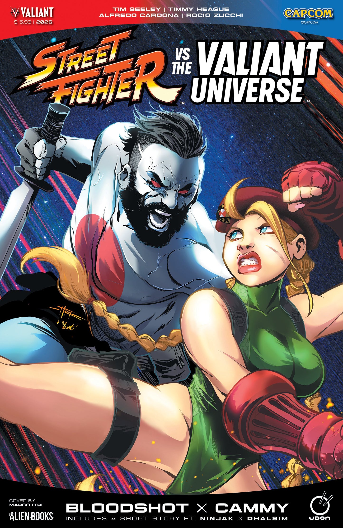 STREET FIGHTER VS. THE VALIANT UNIVERSE SPECIAL VAR C (ITRI) (Backorder, Allow 4-5 Weeks)