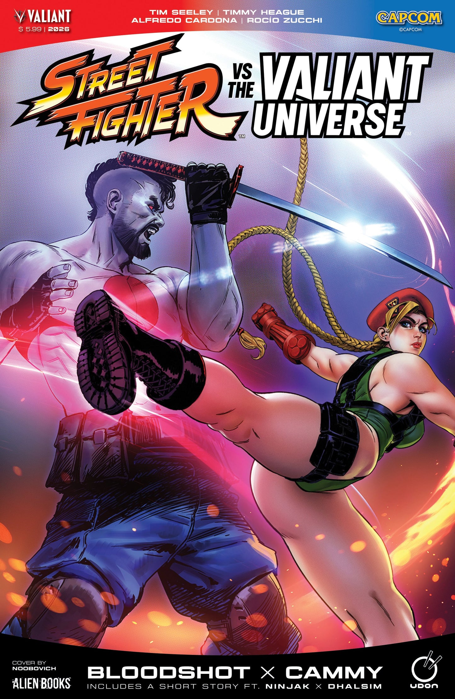 STREET FIGHTER VS. THE VALIANT UNIVERSE SPECIAL VAR D (NOOBOVICH) (Backorder, Allow 4-5 Weeks)