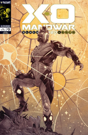 X-O MANOWAR: BLACK, WHITE & GOLD #3 COVER A