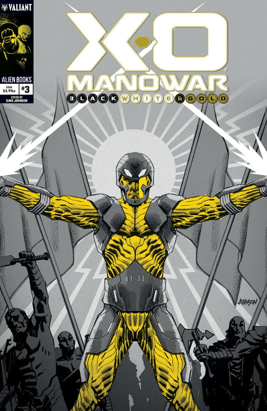 X-O MANOWAR: BLACK, WHITE & GOLD #3 VAR B