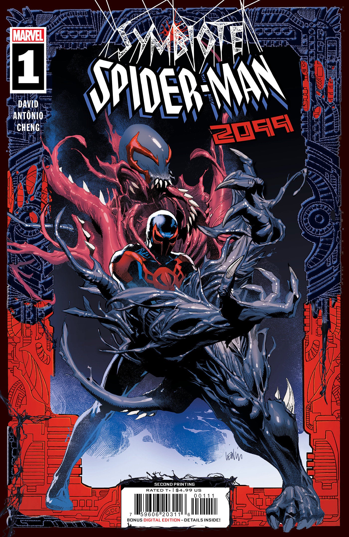 SYMBIOTE SPIDER-MAN 2099 #1 (OF 5) 2ND PTG LEINIL YU VAR (Backorder, Allow 3-4 Weeks)