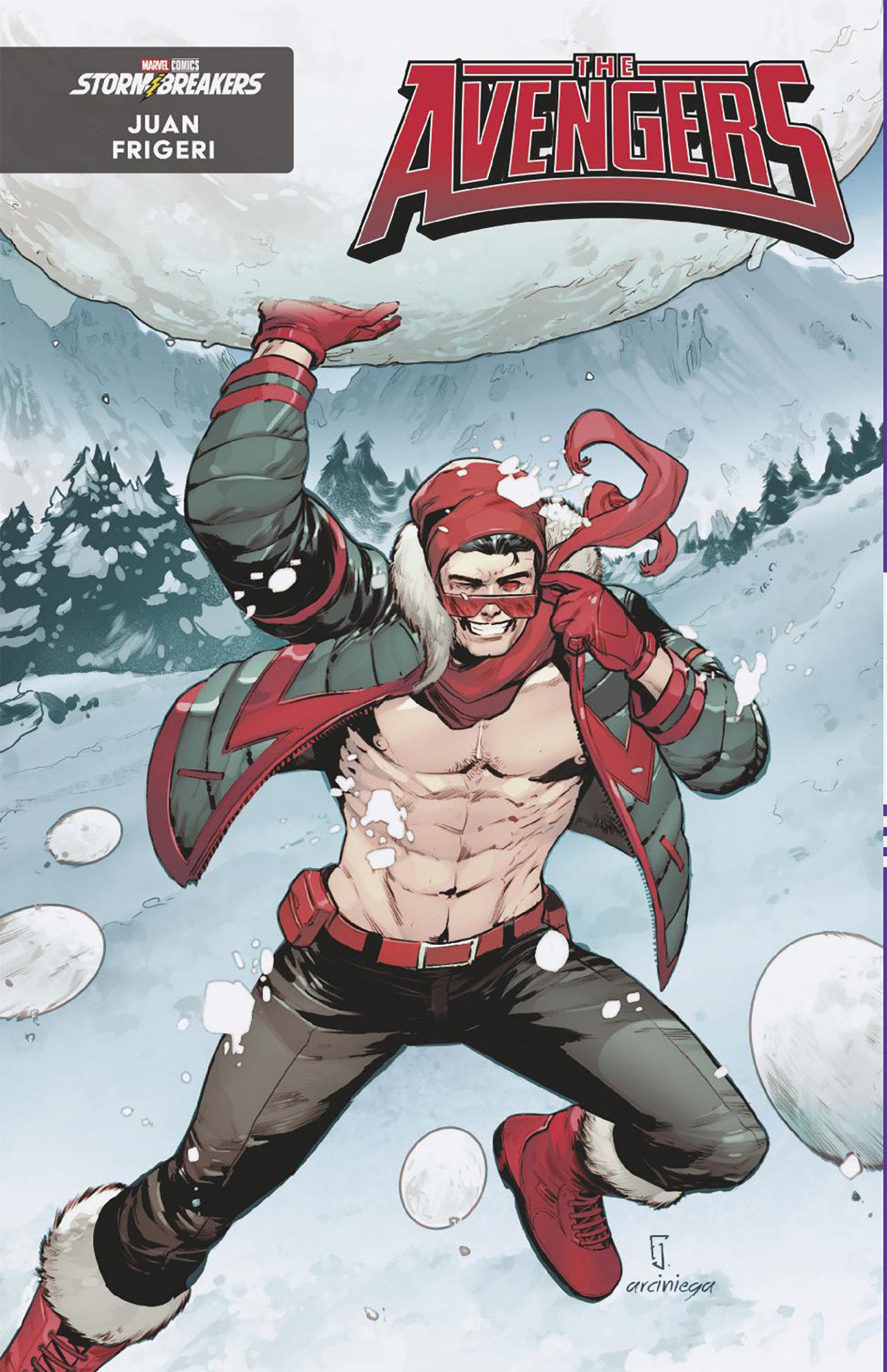 AVENGERS #33 JUAN FRIGERI WINTER BREAK VAR (Backorder, Allow 4-5 Weeks)