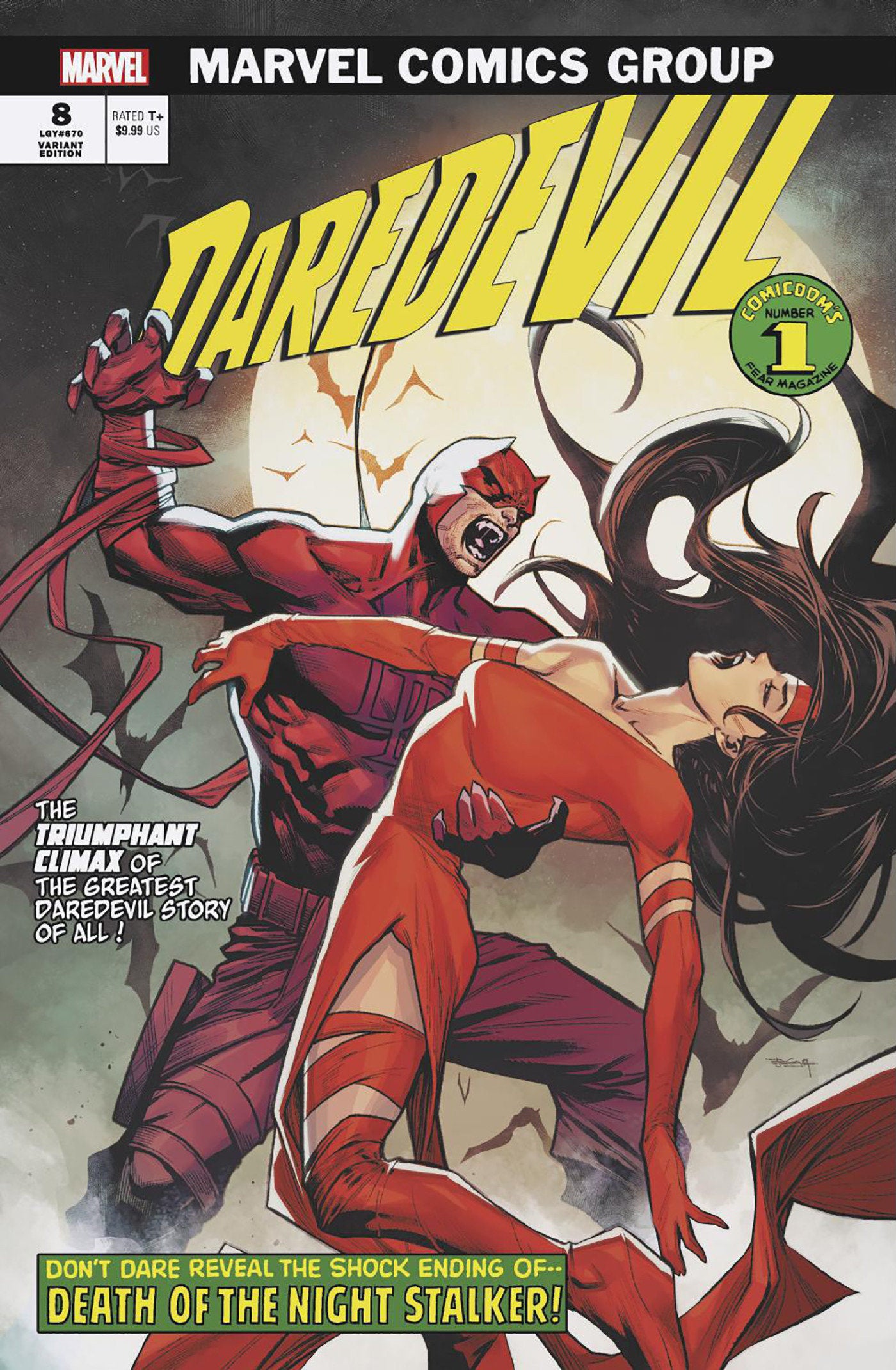 DAREDEVIL #8 STEPHEN SEGOVIA VAMPIRE VAR (Backorder, Allow 2-3 Weeks)