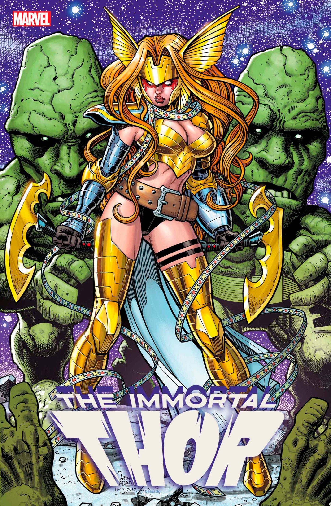 IMMORTAL THOR #11 ARTHUR ADAMS VAR (Backorder, Allow 3-4 Weeks)