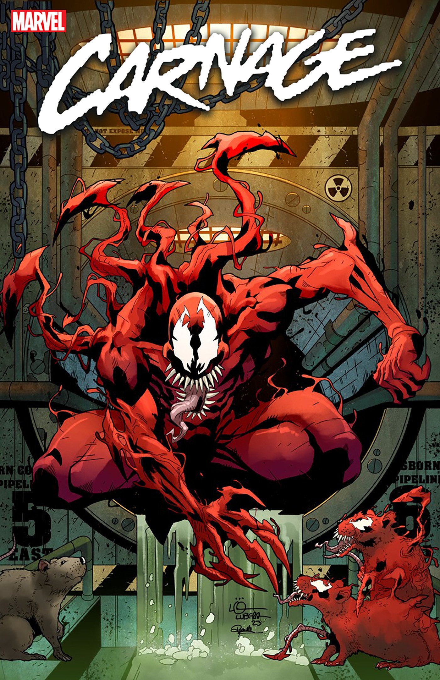 CARNAGE #8 LOGAN LUBERA VAR (Backorder, Allow 4-5 Weeks) - Comicbookeroo