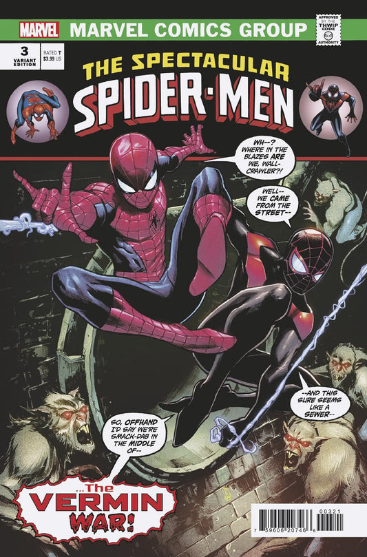 SPECTACULAR SPIDER-MEN #3 LEE GARBETT HOMAGE VAR (Backorder, Allow 2-3 Weeks)