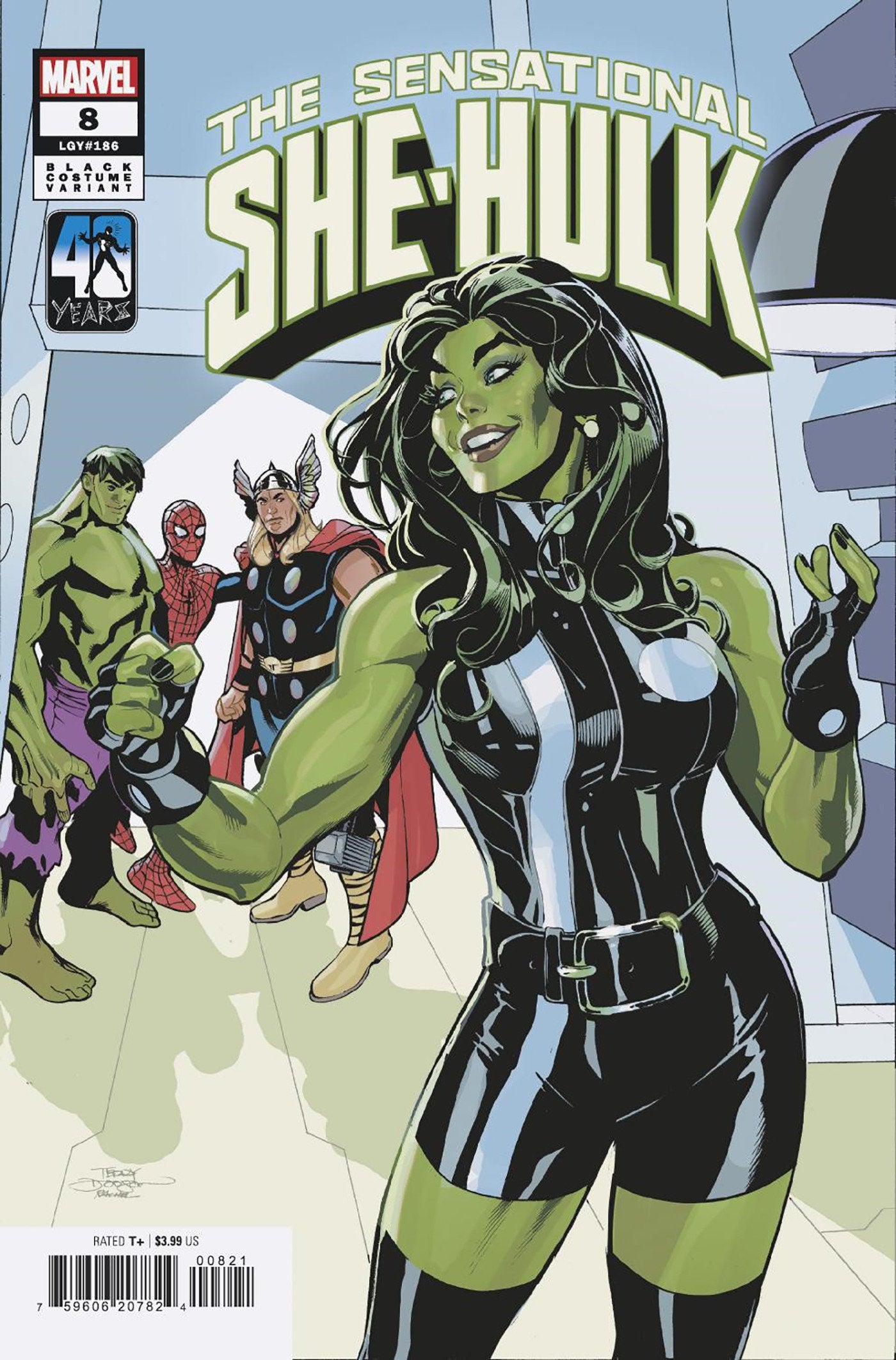 SENSATIONAL SHE-HULK #8 TERRY DODSON BLACK COSTUME VAR (Backorder, Allow 2-3 Weeks)