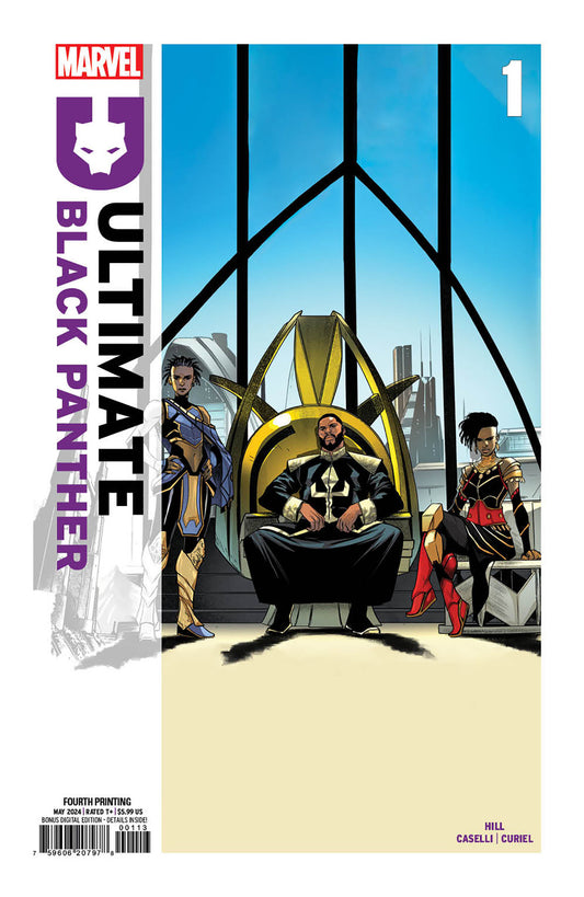 ULTIMATE BLACK PANTHER #1 4TH PTG STEFANO CASELLI VAR (22 May Release)