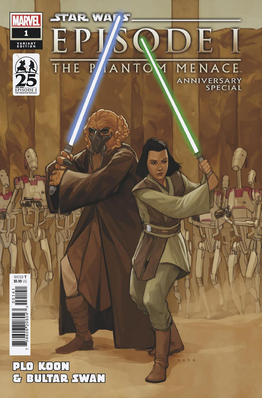 STAR WARS PHANTOM MENACE 25TH ANN SPECIAL #1 PHIL NOTO VAR (Backorder, Allow 2-3 Weeks)