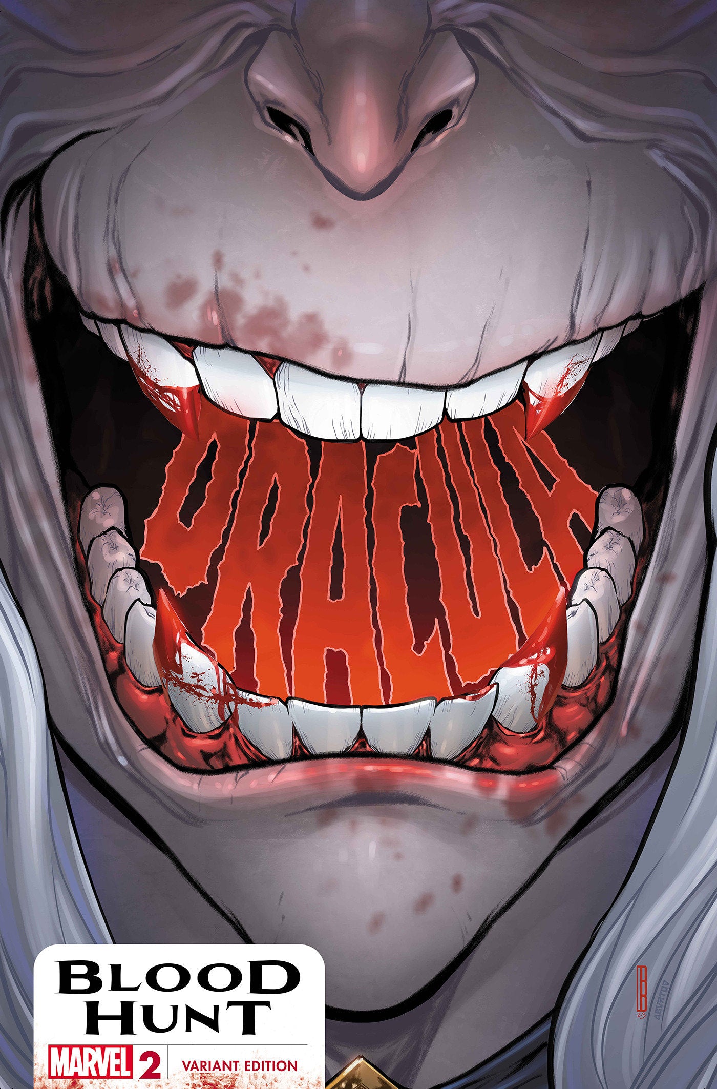 BLOOD HUNT #2 DAVID BALDEON FANGS VAR (Backorder, Allow 4-5 Weeks) - Comicbookeroo