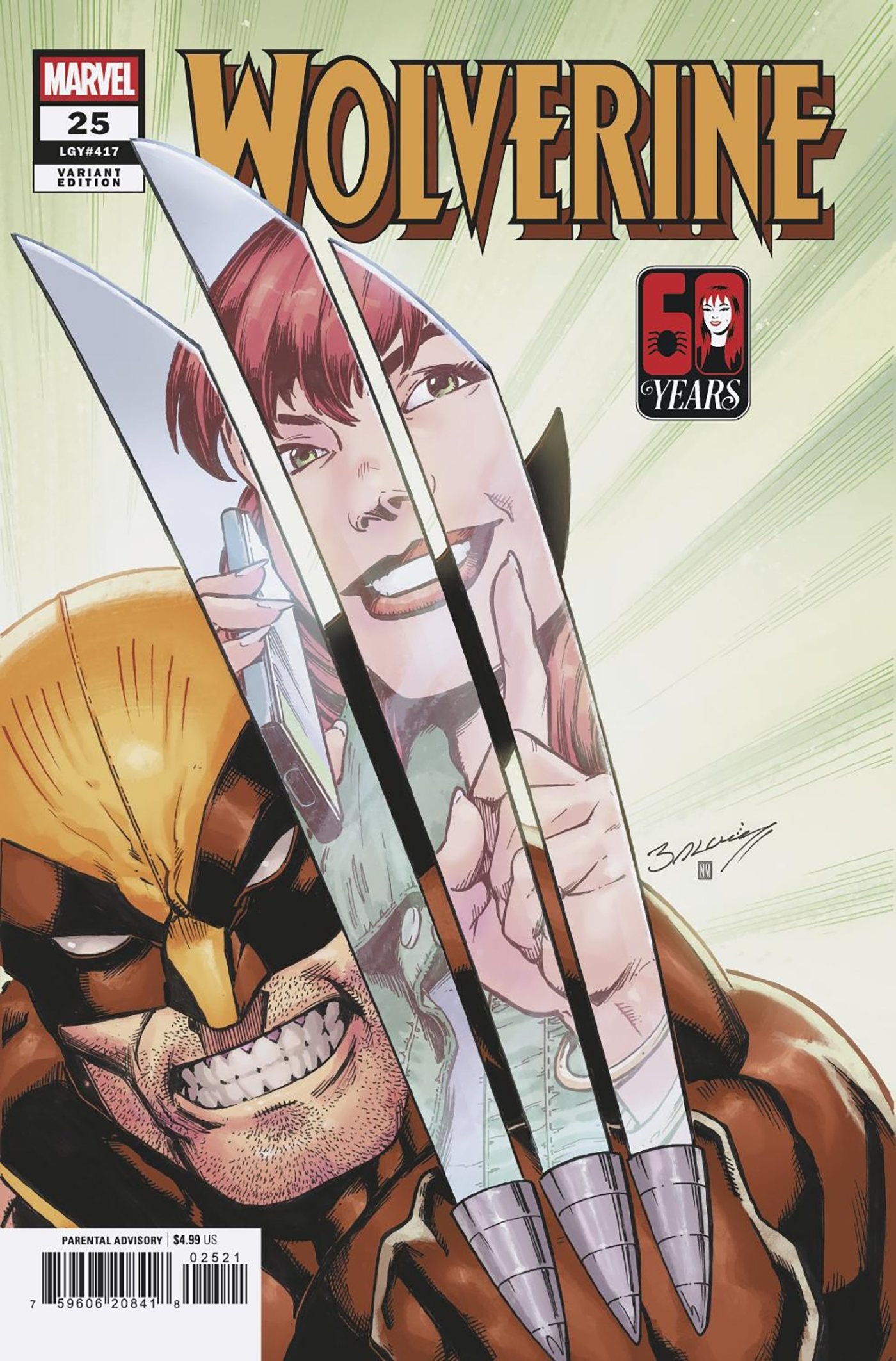 WOLVERINE #25 MARK BAGLEY MARY JANE WATSON VAR | MARVEL | Comicbookeroo