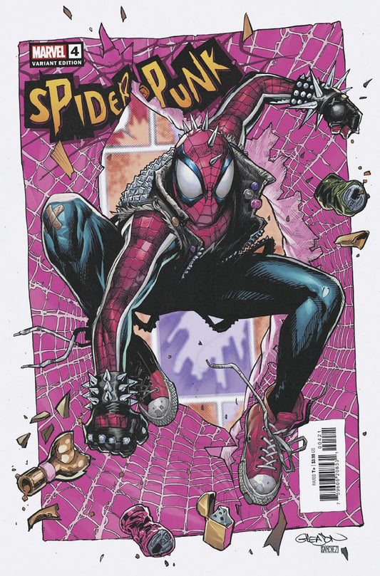 SPIDER-PUNK ARMS RACE #4 PAT GLEASON VAR (Backorder, Allow 4-5 Weeks) - Comicbookeroo