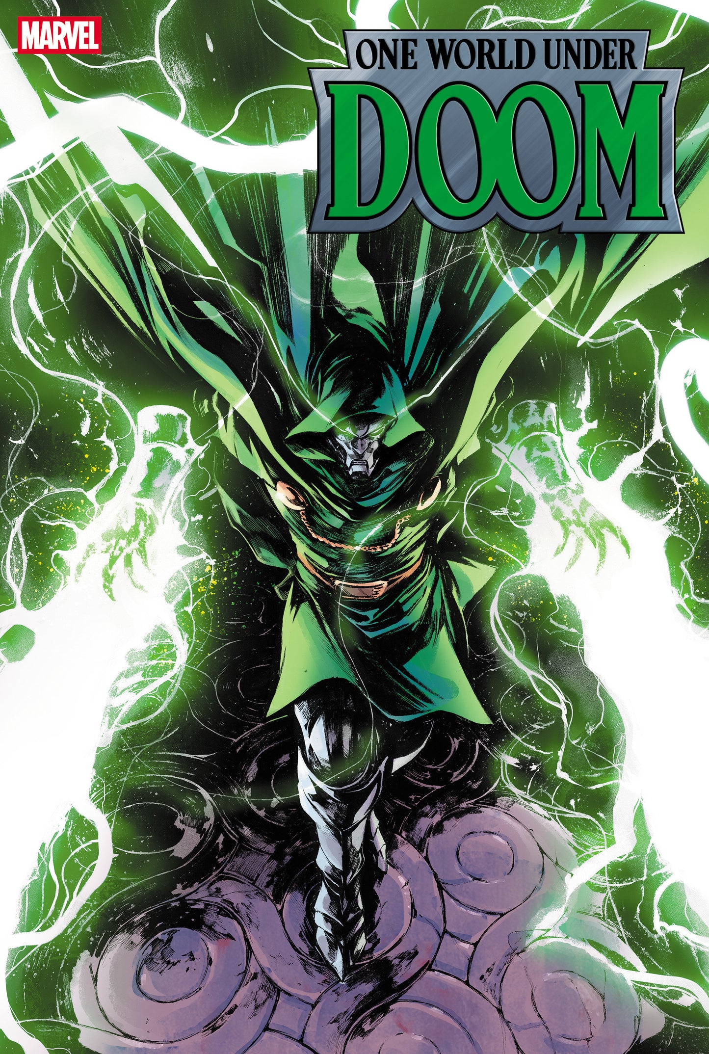 ONE WORLD UNDER DOOM #8 (OF 9) (OF 9) ALESSANDRO CAPPUCCIO STORMBREAKERS NEW CLASS VAR (Backorder, Allow 4-5 Weeks)