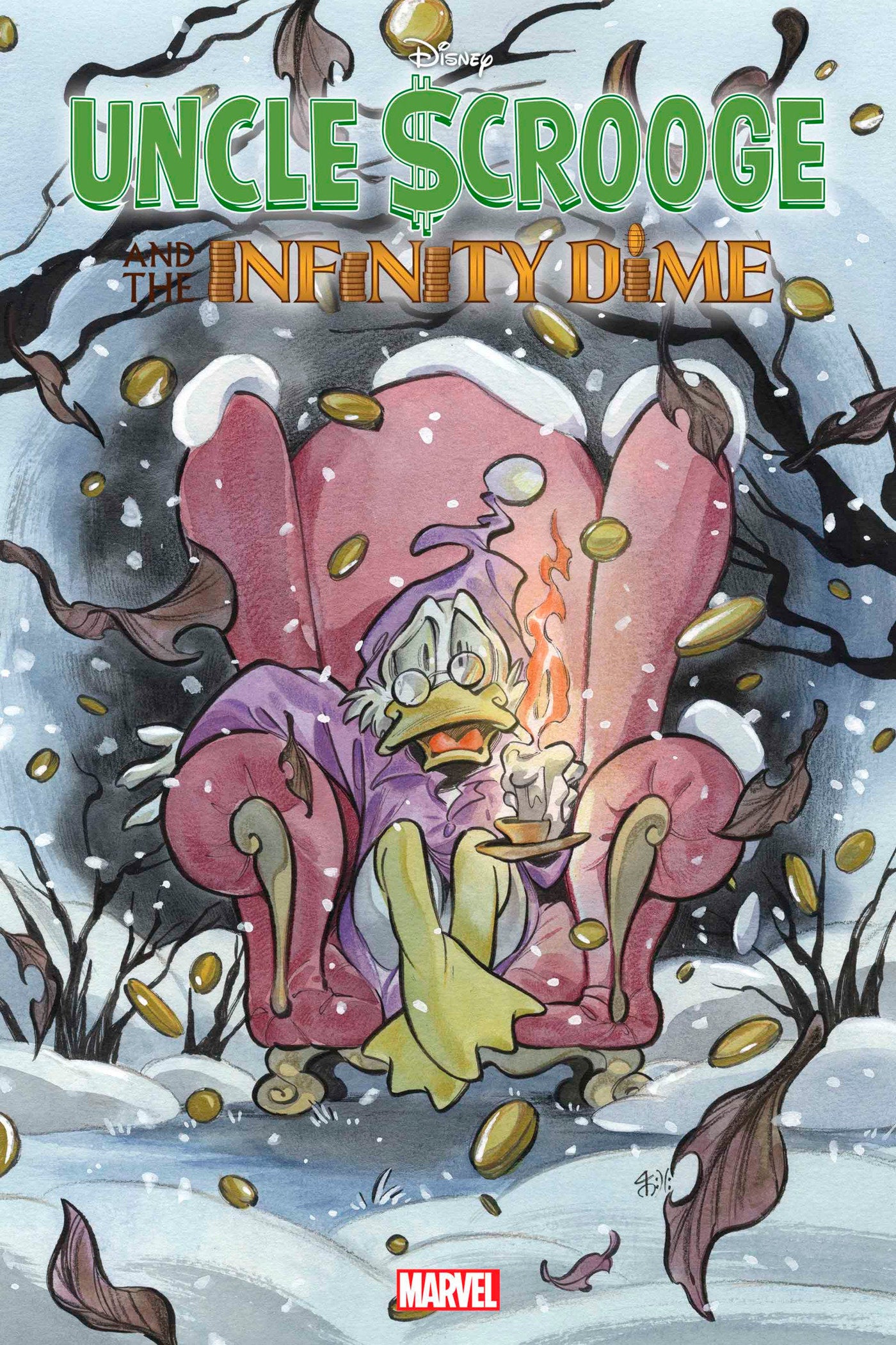 UNCLE SCROOGE INFINITY DIME #1 PEACH MOMOKO VAR (Backorder, Allow 4-5 Weeks) - Comicbookeroo