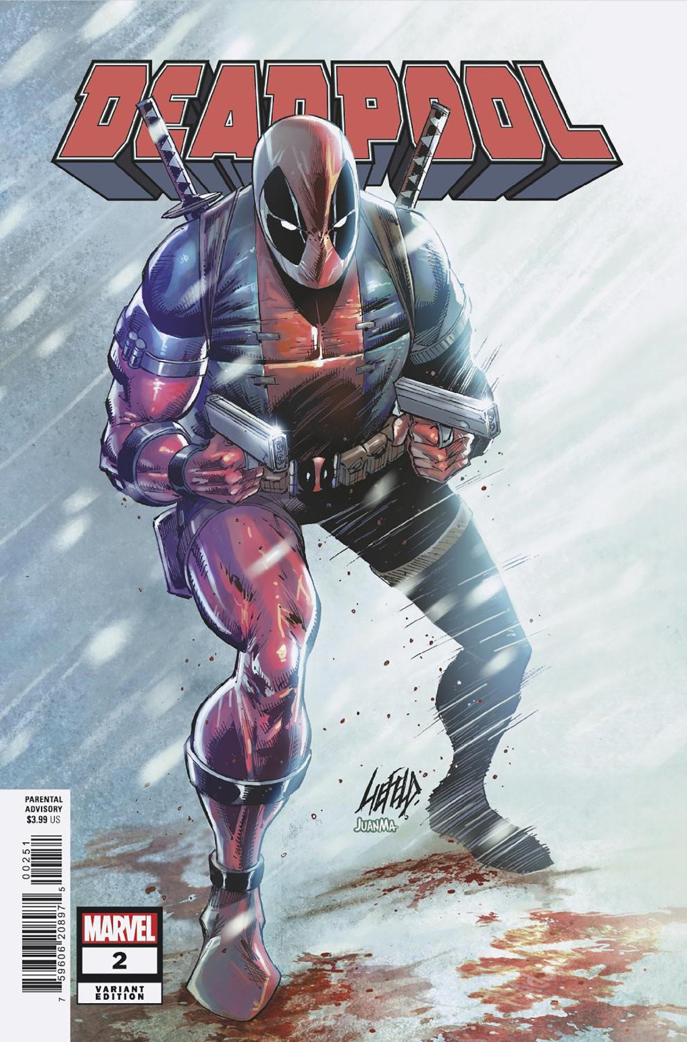 DEADPOOL #2 ROB LIEFELD VAR (Backorder, Allow 4-5 Weeks) - Comicbookeroo