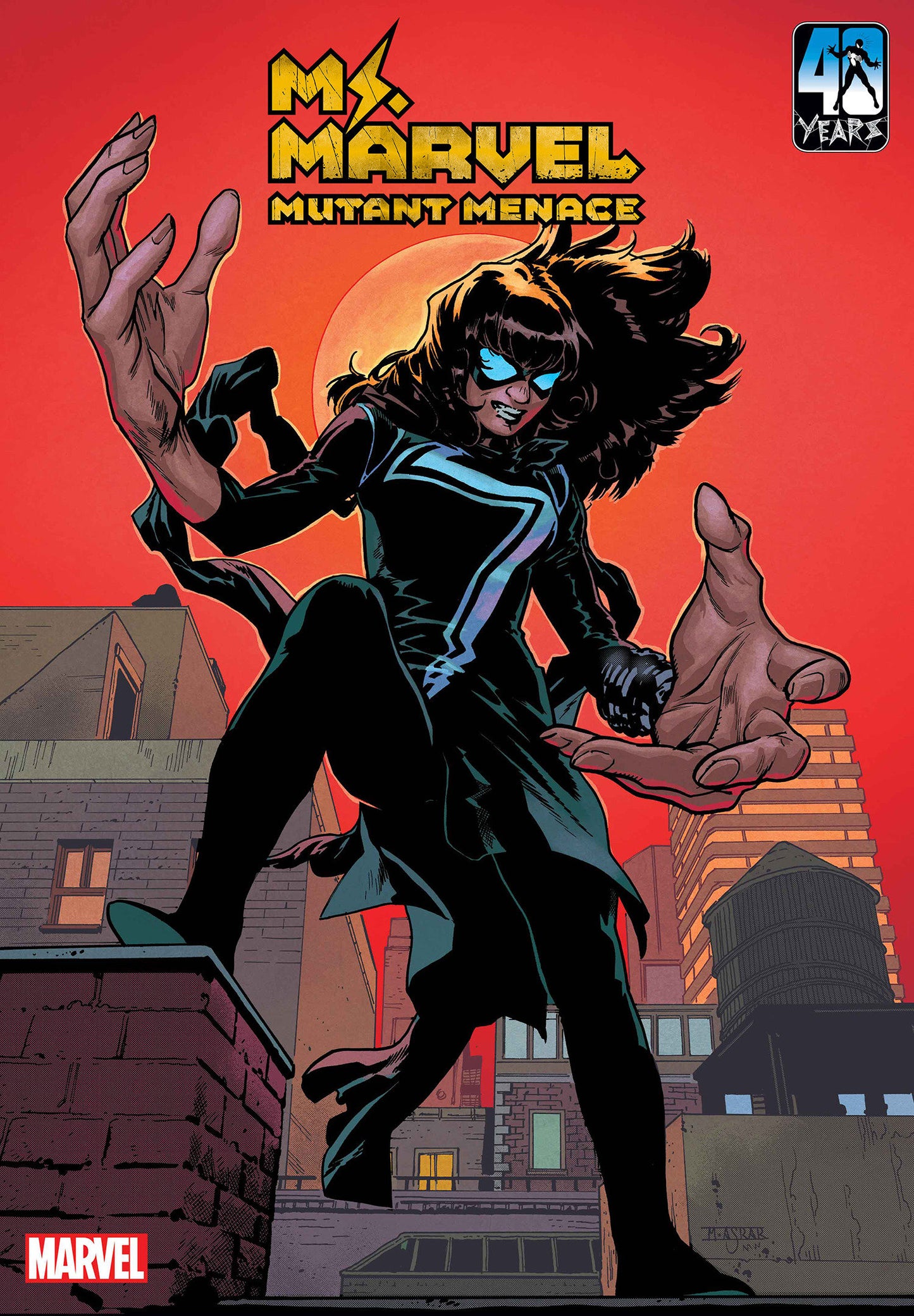 MS MARVEL MUTANT MENACE #3 MAHMUD ASRAR BLACK COSTUME VAR (Backorder, Allow 3-4 Weeks)