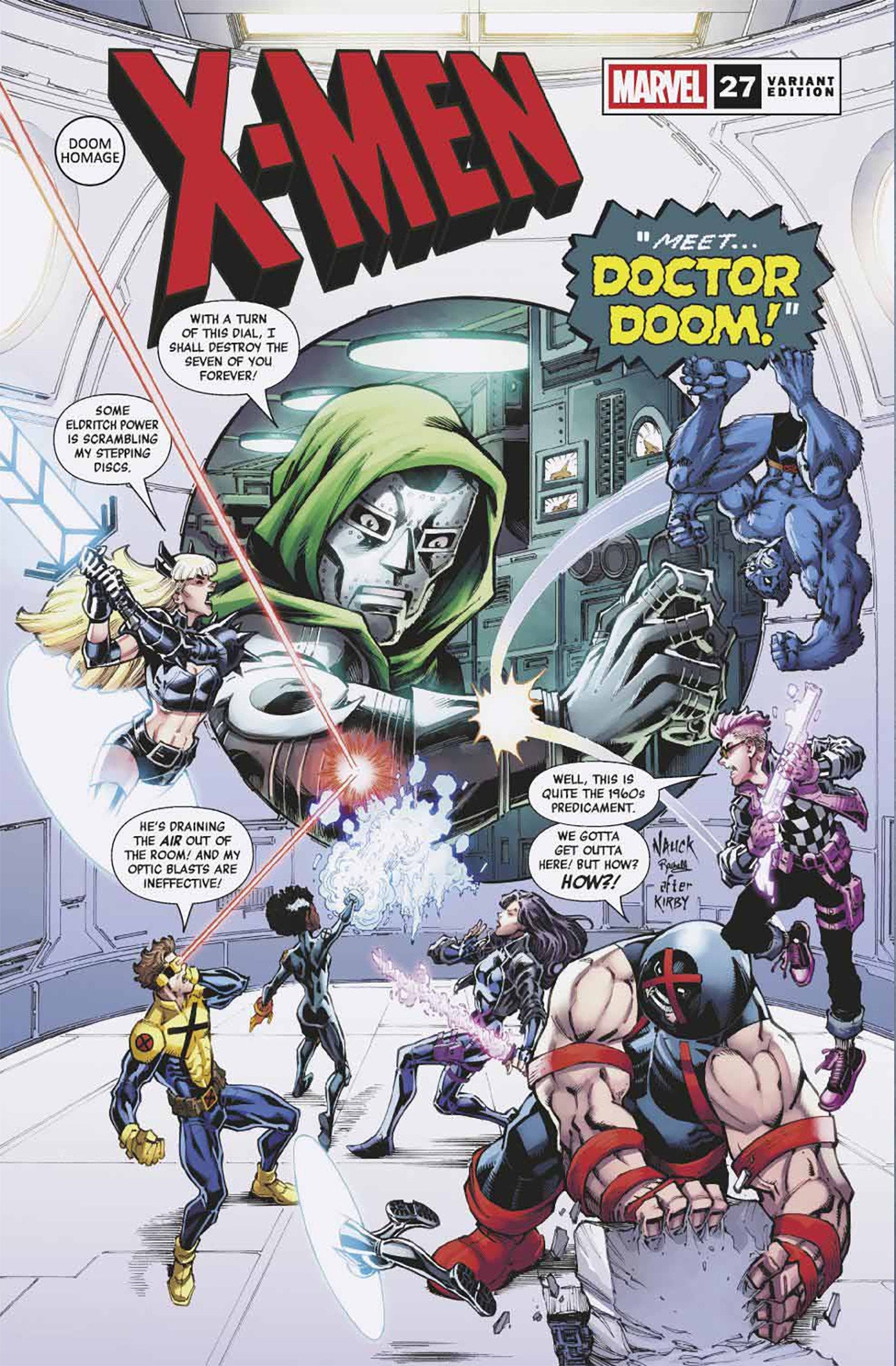 X-MEN #27 TODD NAUCK DOOM HOMAGE VAR (Backorder, Allow 4-5 Weeks)