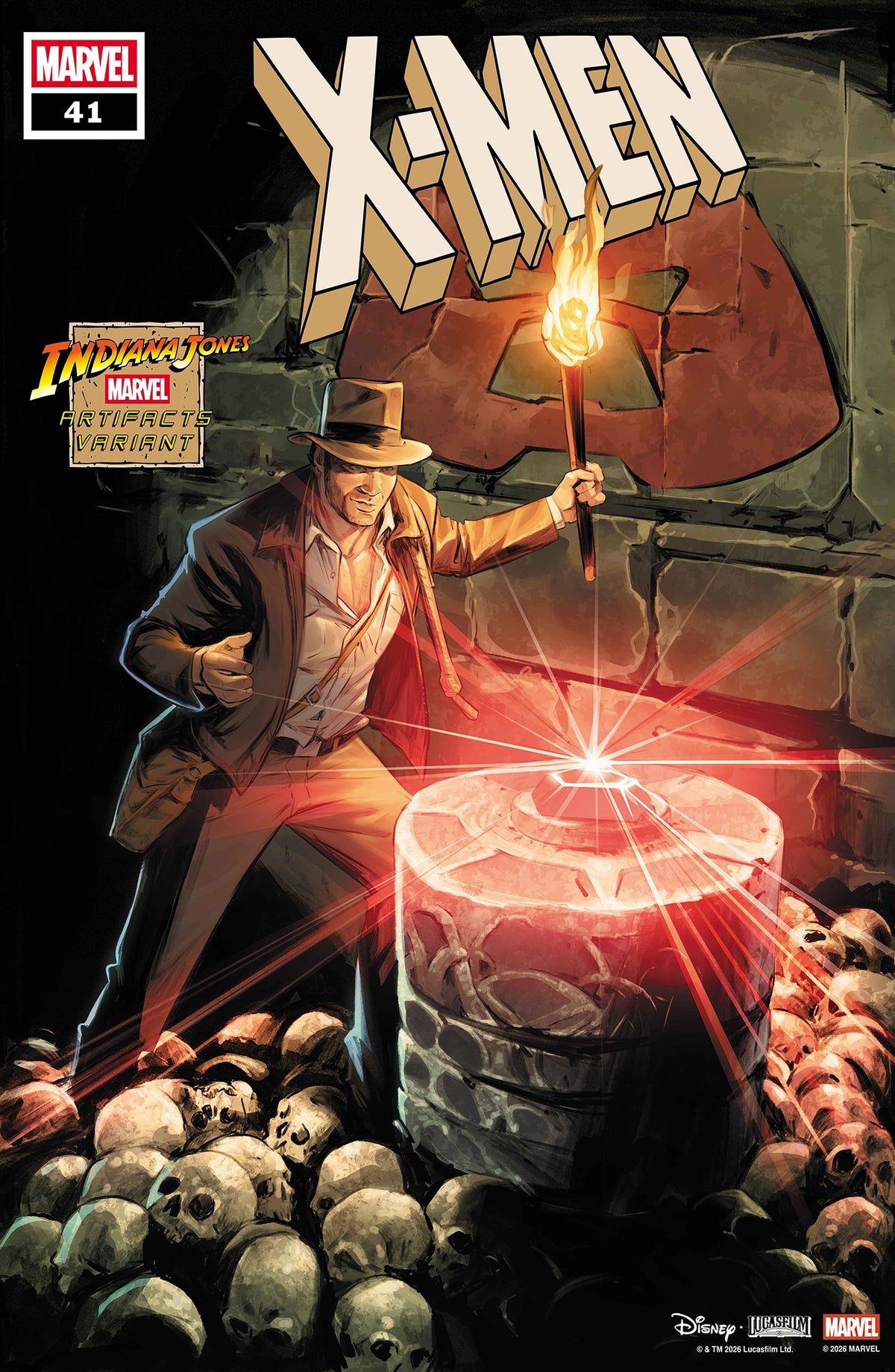 X-MEN #41 CARMEN CARNERO INDIANA JONES MARVEL ARTIFACT VAR [DNX] | MARVEL | Comicbookeroo