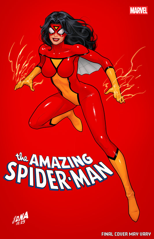 AMAZING SPIDER-MAN #22 DAVID NAKAYAMA COLOR BLOCK RED VAR (Backorder, Allow 4-5 Weeks)