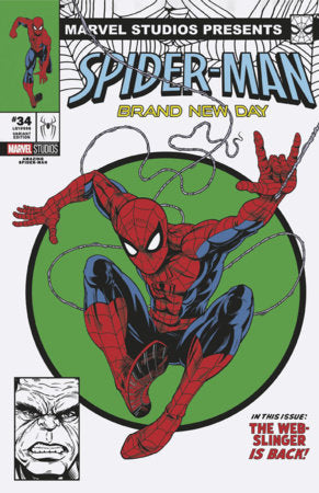 AMAZING SPIDER-MAN #34 ADAM STAFFORD SPIDER-MAN: BRAND NEW DAY MARVEL STUDIOS VAR | MARVEL | Comicbookeroo