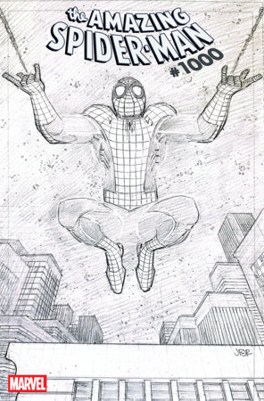 AMAZING SPIDER-MAN #1000 VAR 2ND PTG JOHN ROMITA JR.  (28 Oct Release)