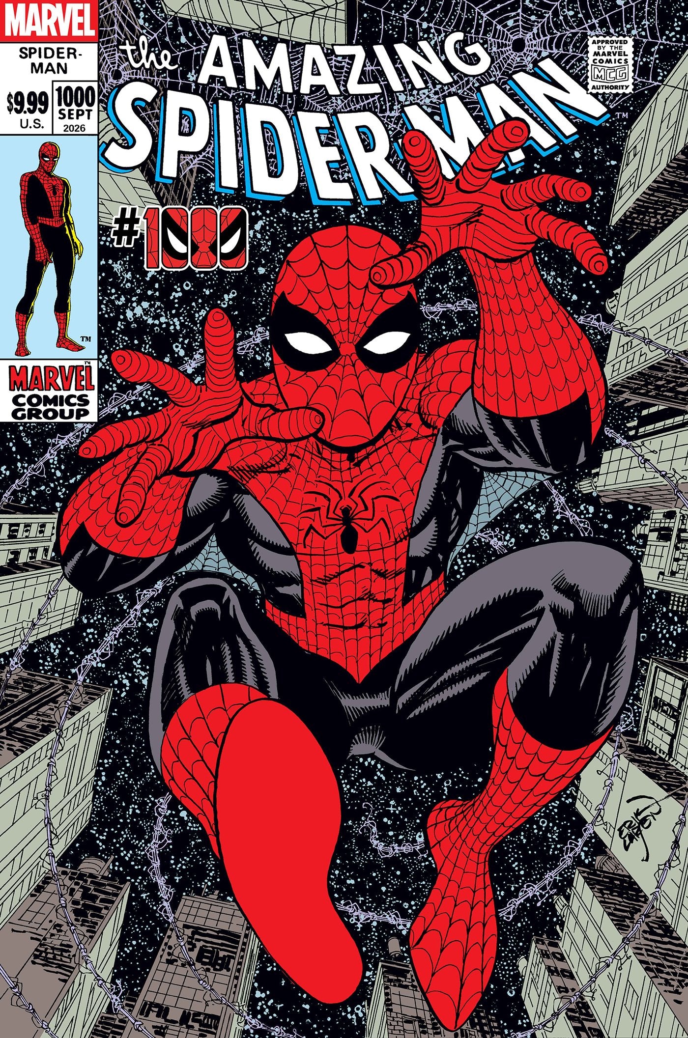 AMAZING SPIDER-MAN #1000 INCV 1:25 ERIK LARSEN VAR (16 Sep Release)