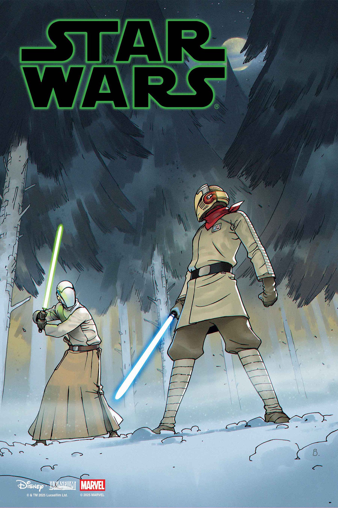STAR WARS #8 BENGAL LUKE SKYWALKER & LEIA ORGANA JEDI KNIGHTS VAR (Backorder, Allow 4-5 Weeks)