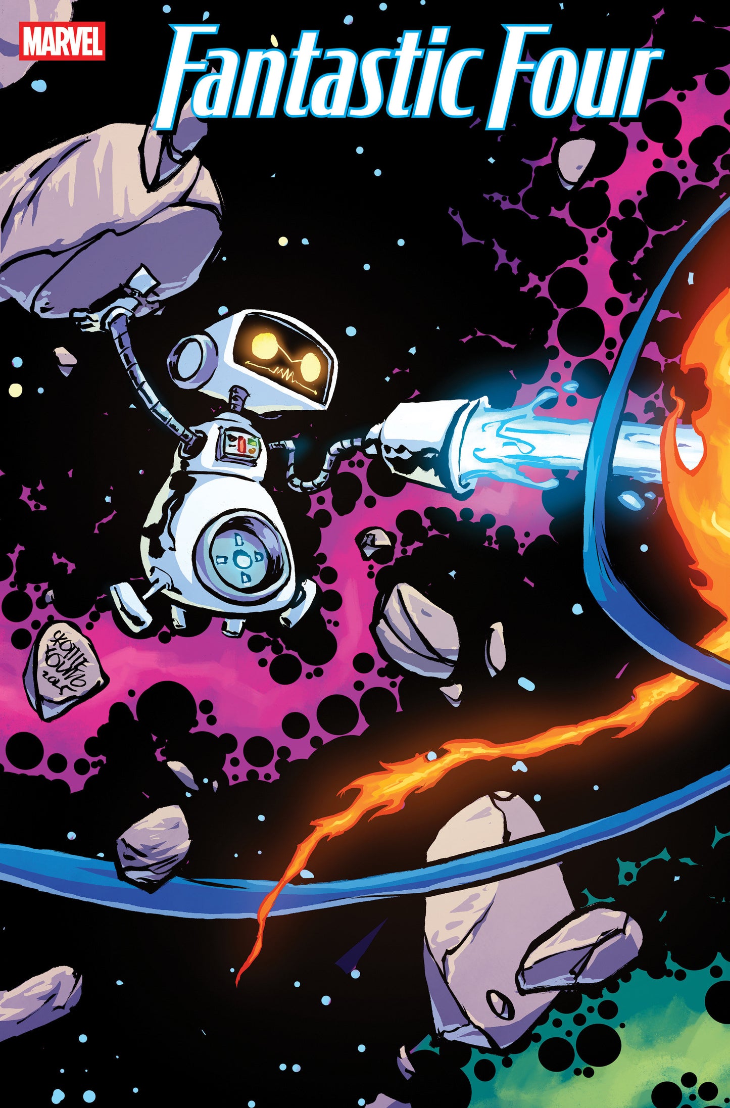 FANTASTIC FOUR #4 SKOTTIE YOUNG 5-PART CONNECTING VAR (Backorder, Allow 4-5 Weeks)