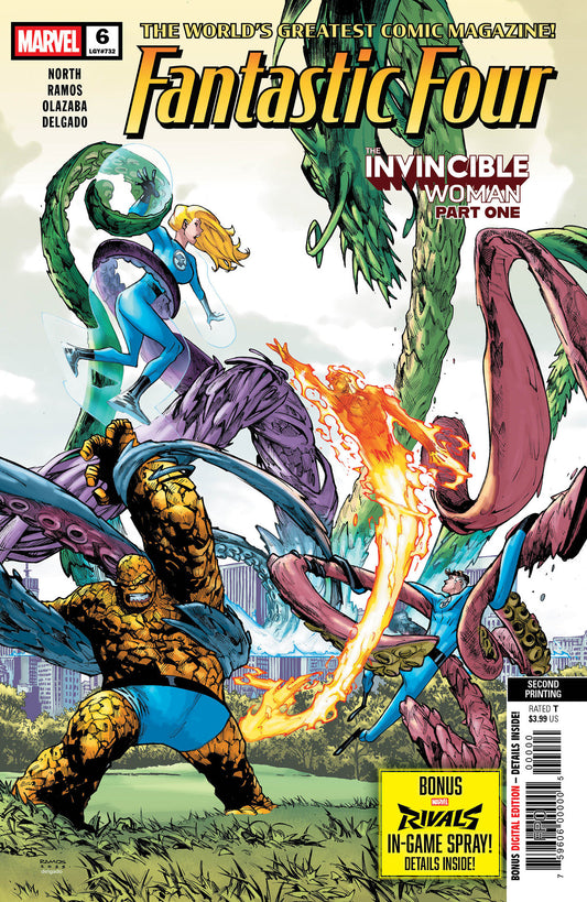 FANTASTIC FOUR #6 HUMBERTO RAMOS 2ND PTG VAR (28 Jan Release)
