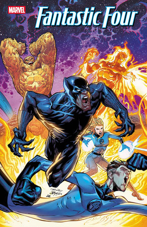 FANTASTIC FOUR #8 NETHO DIAZ BLACK PANTHER VAR