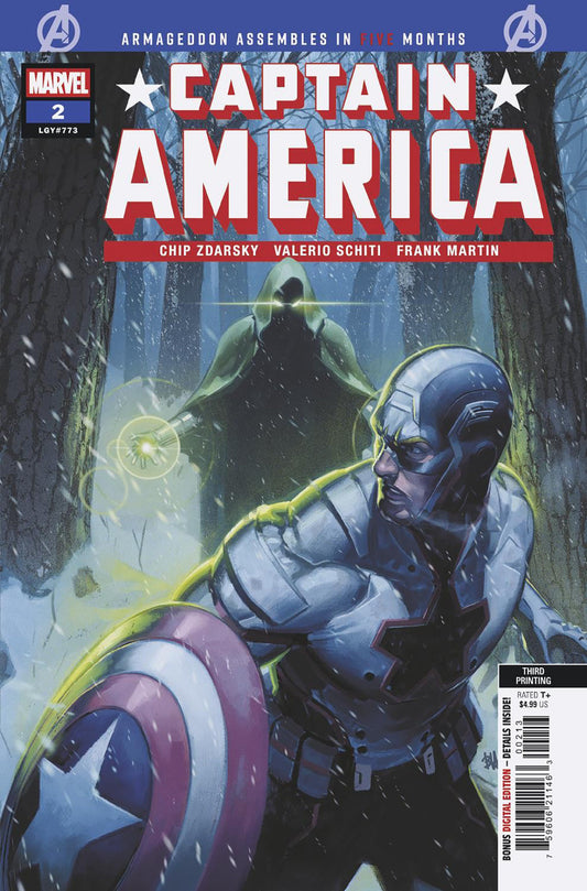 CAPTAIN AMERICA #2 BEN HARVEY 3RD PTG VAR (Backorder, Allow 4-5 Weeks)