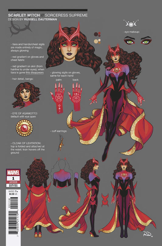 SORCERER SUPREME #1 INCV 1:10 RUSSELL DAUTERMAN DESIGN VAR (31 Dec Release)
