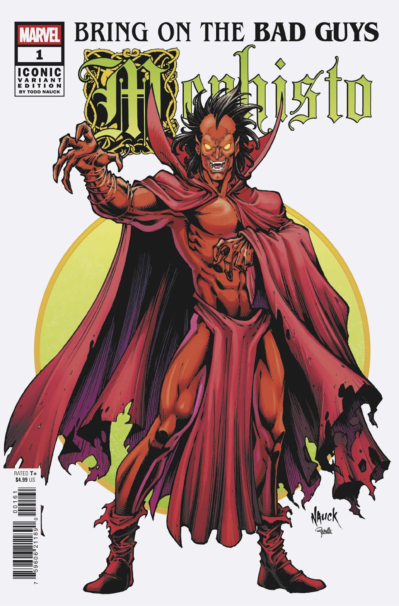 BRING ON THE BAD GUYS MEPHISTO #1 TODD NAUCK ICONIC VAR (Backorder, Allow 4-5 Weeks)