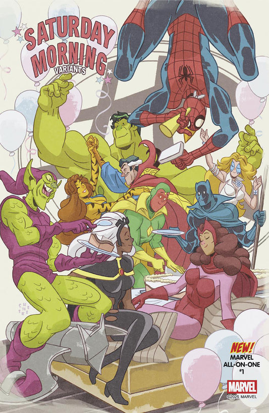 MARVEL ALL-ON-ONE #1 GALLOWAY SATURDAY MORNING VAR (Backorder, Allow 4-5 Weeks)