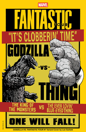 GODZILLA VS FANTASTIC FOUR #1 LEE GARBETT VERSUS VAR (19 Mar Release) - Comicbookeroo