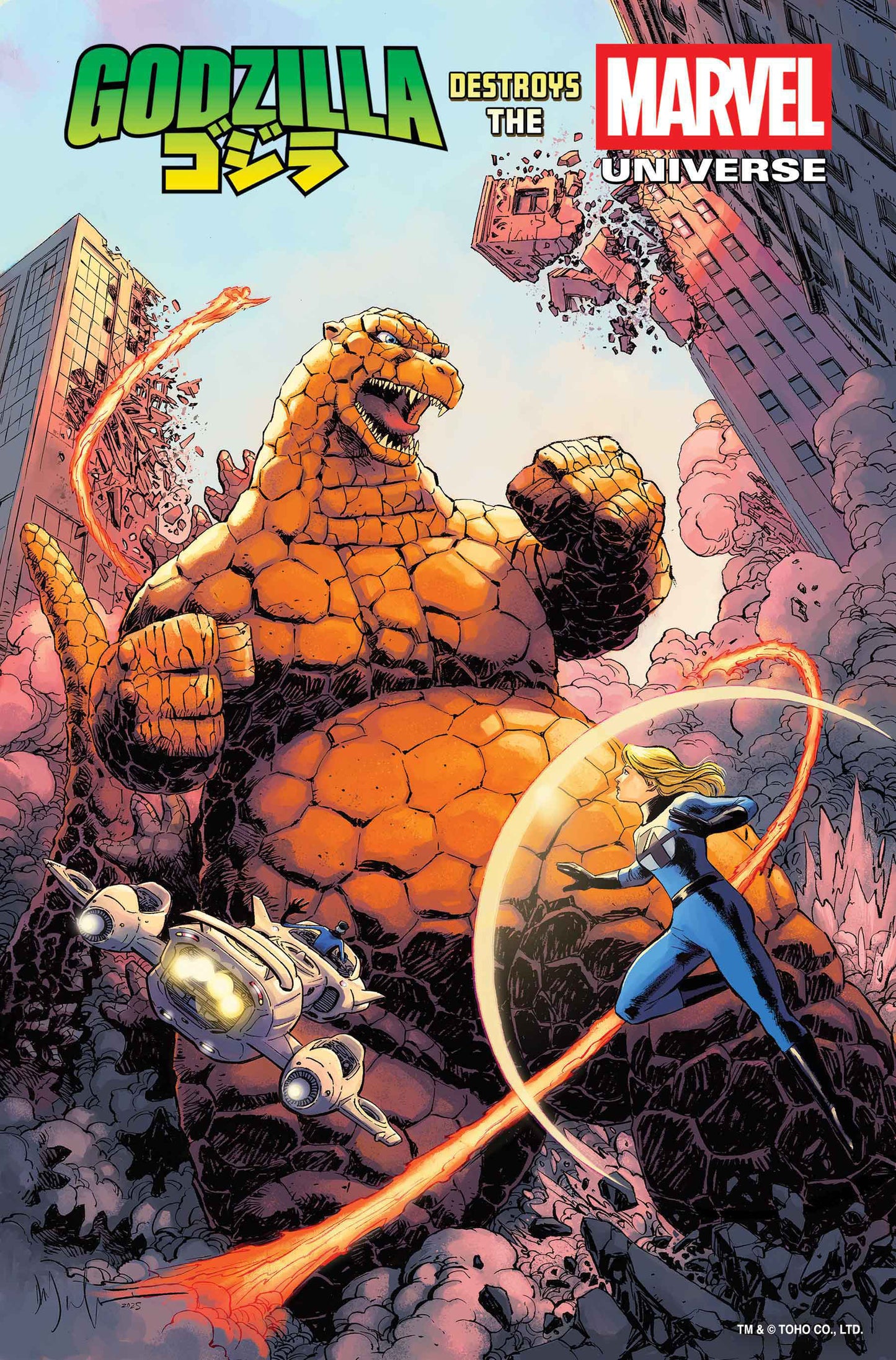 GODZILLA DESTROYS THE MARVEL UNIVERSE #1 THING-ZILLA VAR (Backorder, Allow 4-5 Weeks)