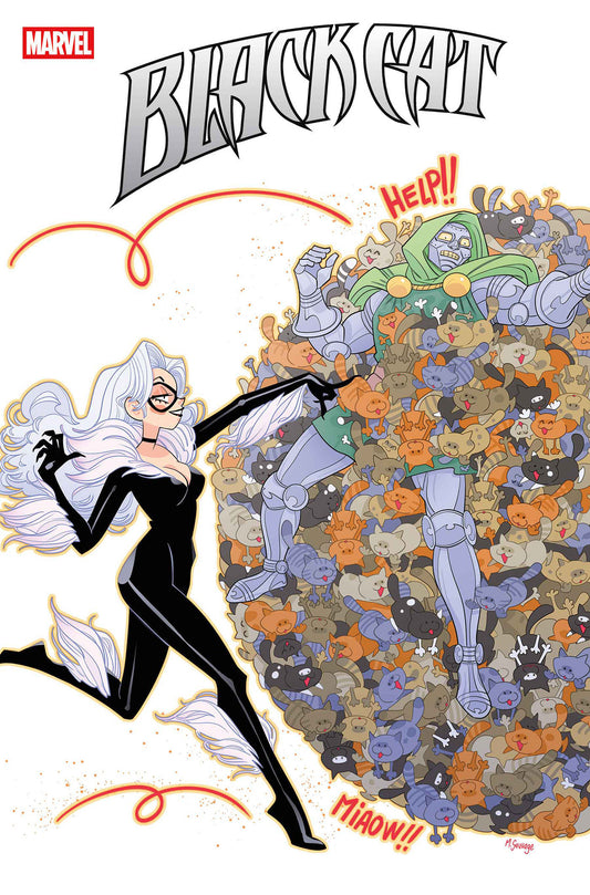BLACK CAT #8 MARGUERITE SAUVAGE DOOM HOMAGE VAR (Backorder, Allow 4-5 Weeks)