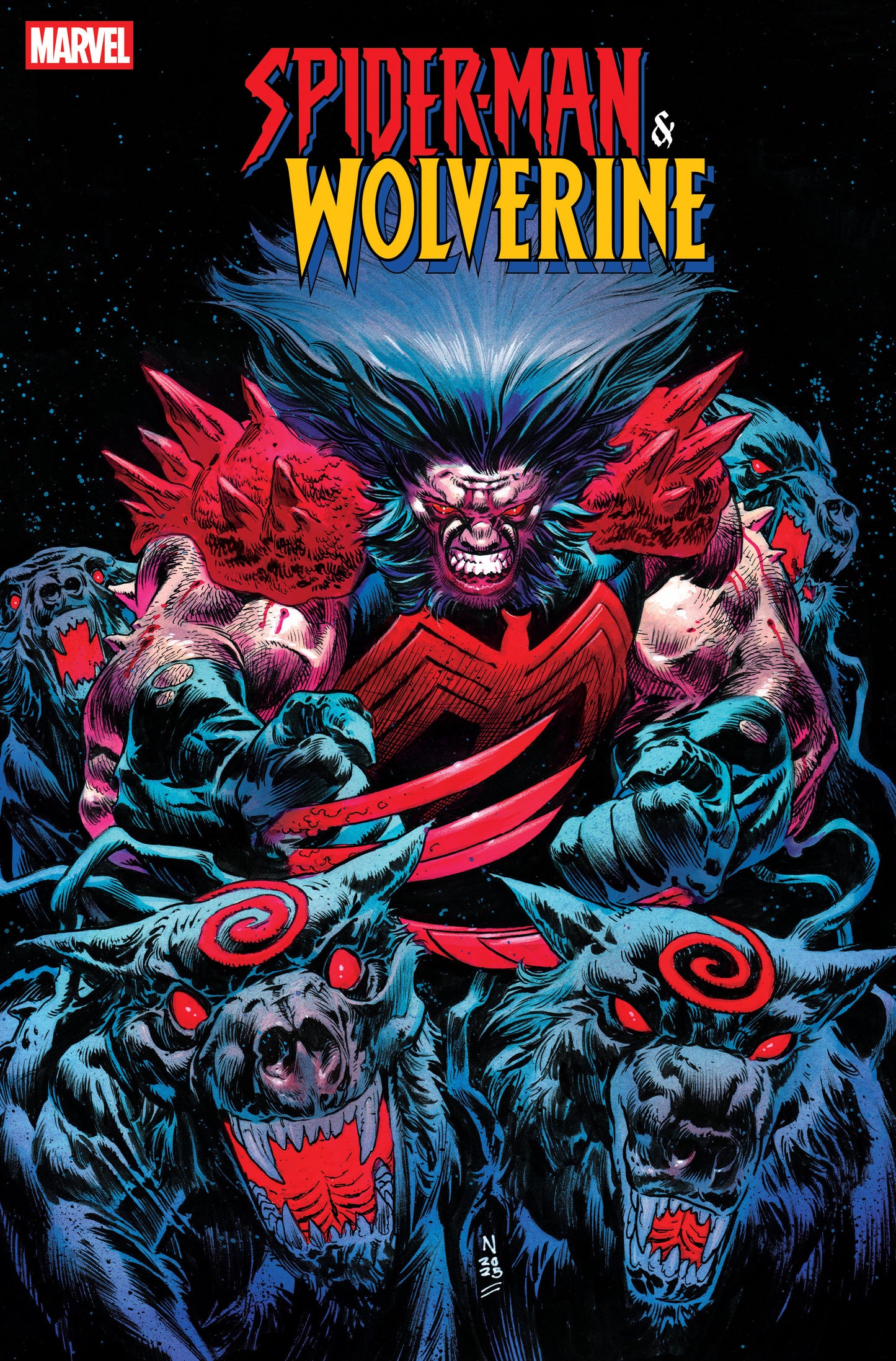 SPIDER-MAN & WOLVERINE #8 NIC KLEIN KNULLIFIED VAR (Backorder, Allow 4-5 Weeks)