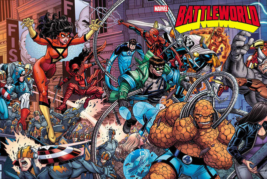 BATTLEWORLD #1 NICK BRADSHAW 5-PART WRAPAROUND CONNECTING VAR A (Backorder, Allow 4-5 Weeks)