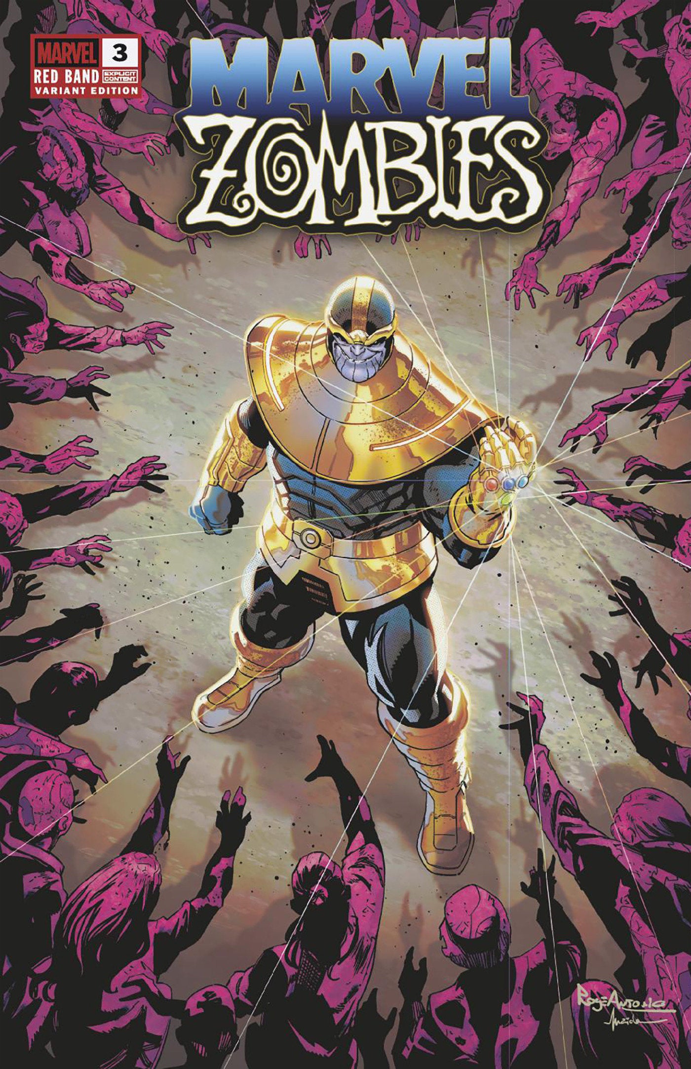 MARVEL ZOMBIES: RED BAND #3 ROGE ANTONIO VAR [POLYBAGGED] (Backorder, Allow 4-5 Weeks)