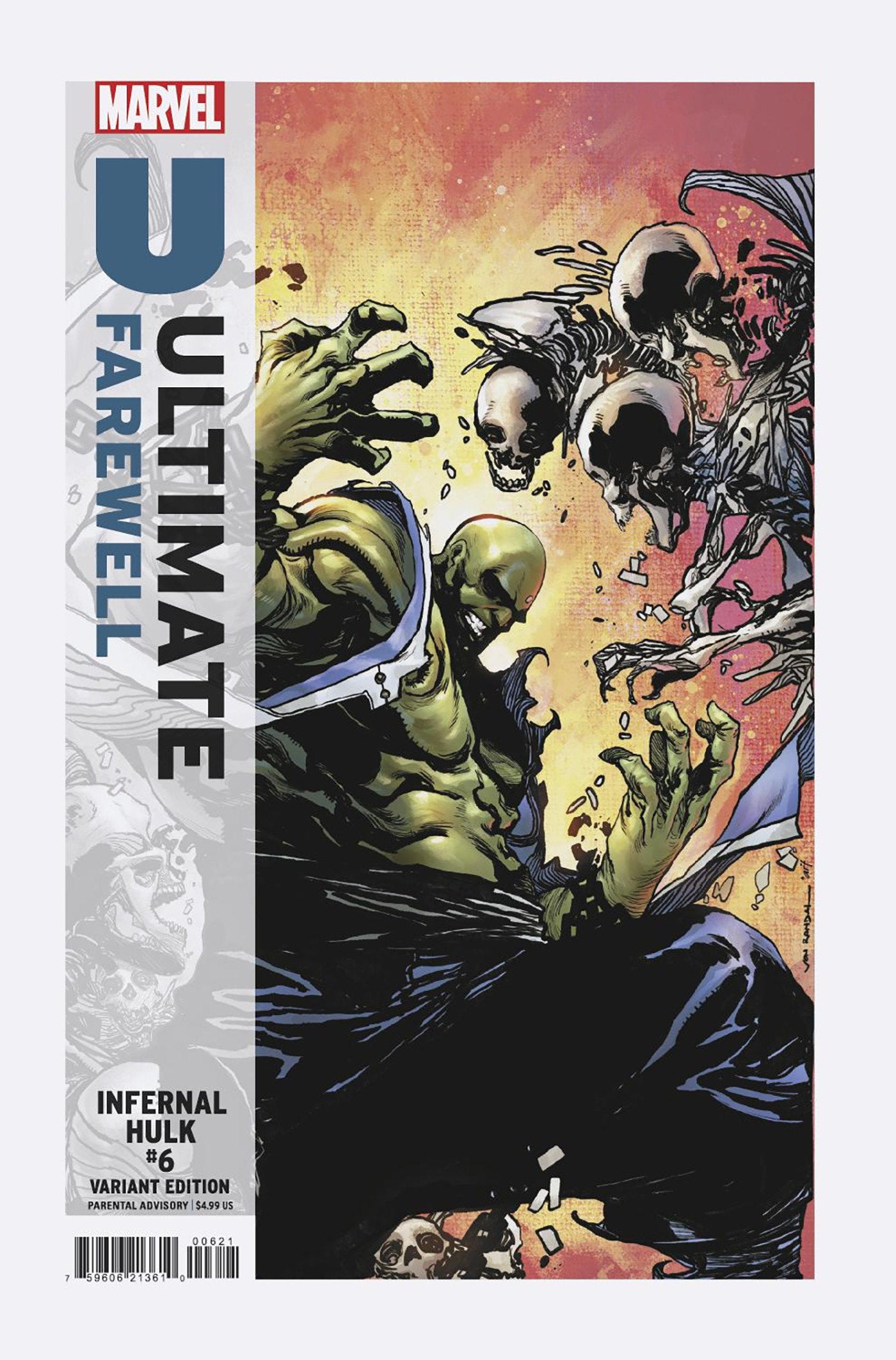 INFERNAL HULK #6 VON RANDAL ULTIMATE FAREWELL VAR (Backorder, Allow 4-5 Weeks)