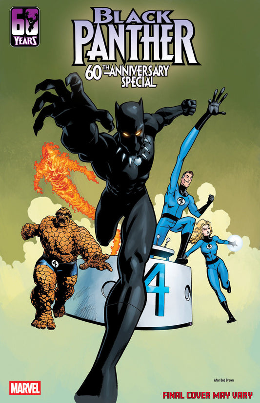 BLACK PANTHER 60TH ANNIVERSARY SPECIAL #1 MIKE HAWTHORNE 250TH HOMAGE VAR (18 Feb Release)