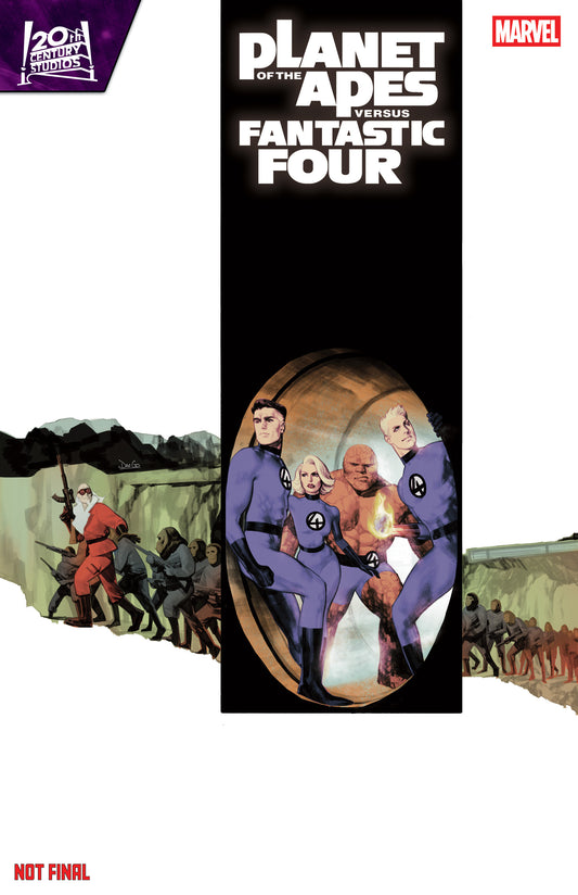 PLANET OF THE APES VS. FANTASTIC FOUR #2 DAVI GO MOVIE HOMAGE VAR (Backorder, Allow 4-5 Weeks)