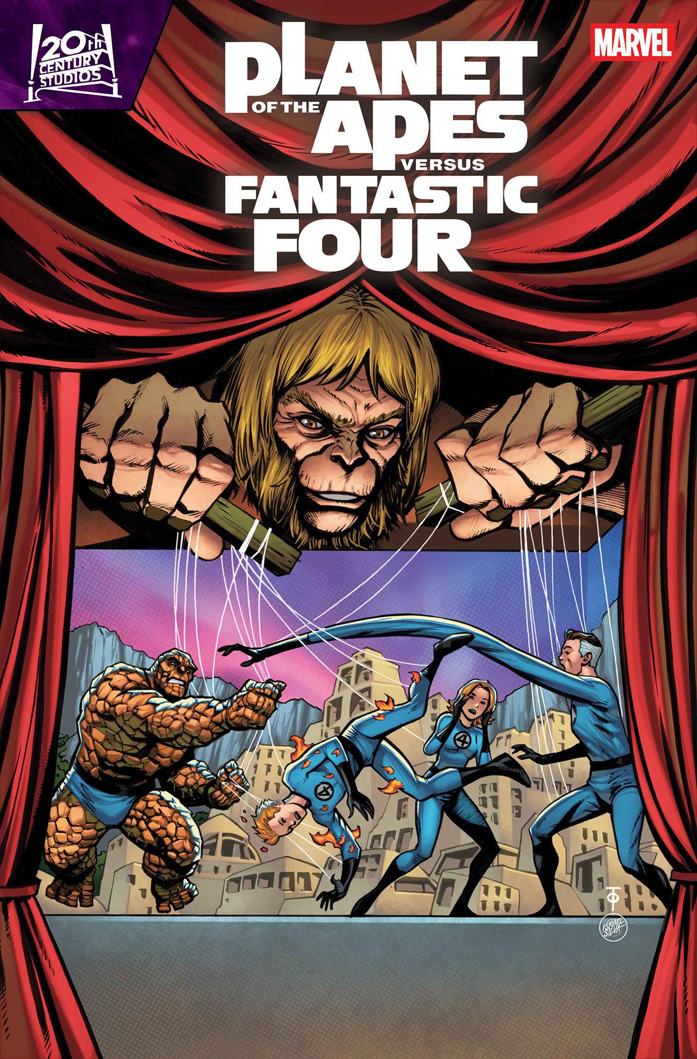 PLANET OF THE APES VS. FANTASTIC FOUR #3 MARCUS TO HOMAGE VAR (Backorder, Allow 4-5 Weeks)