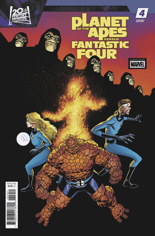 PLANET OF THE APES VS. FANTASTIC FOUR #4 MIKE HAWTHORNE VAR (Backorder, Allow 4-5 Weeks)