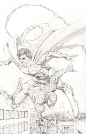 MARVEL/DC: SPIDER-MAN/SUPERMAN #1 INCV 1:200 GREG CAPULLO VIRGIN SKETCH VAR (22 Apr Release)