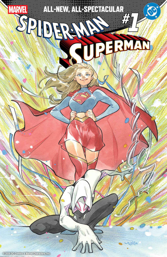 MARVEL/DC: SPIDER-MAN/SUPERMAN #1 PEACH MOMOKO VAR (22 Apr Release)