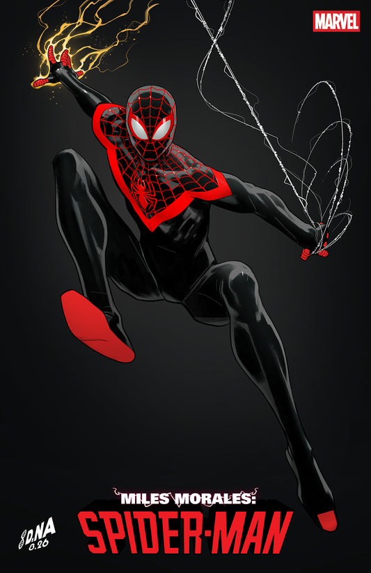 MILES MORALES: SPIDER-MAN #5 DAVID NAKAYAMA COLOR BLOCK BLACK VAR | MARVEL | Comicbookeroo