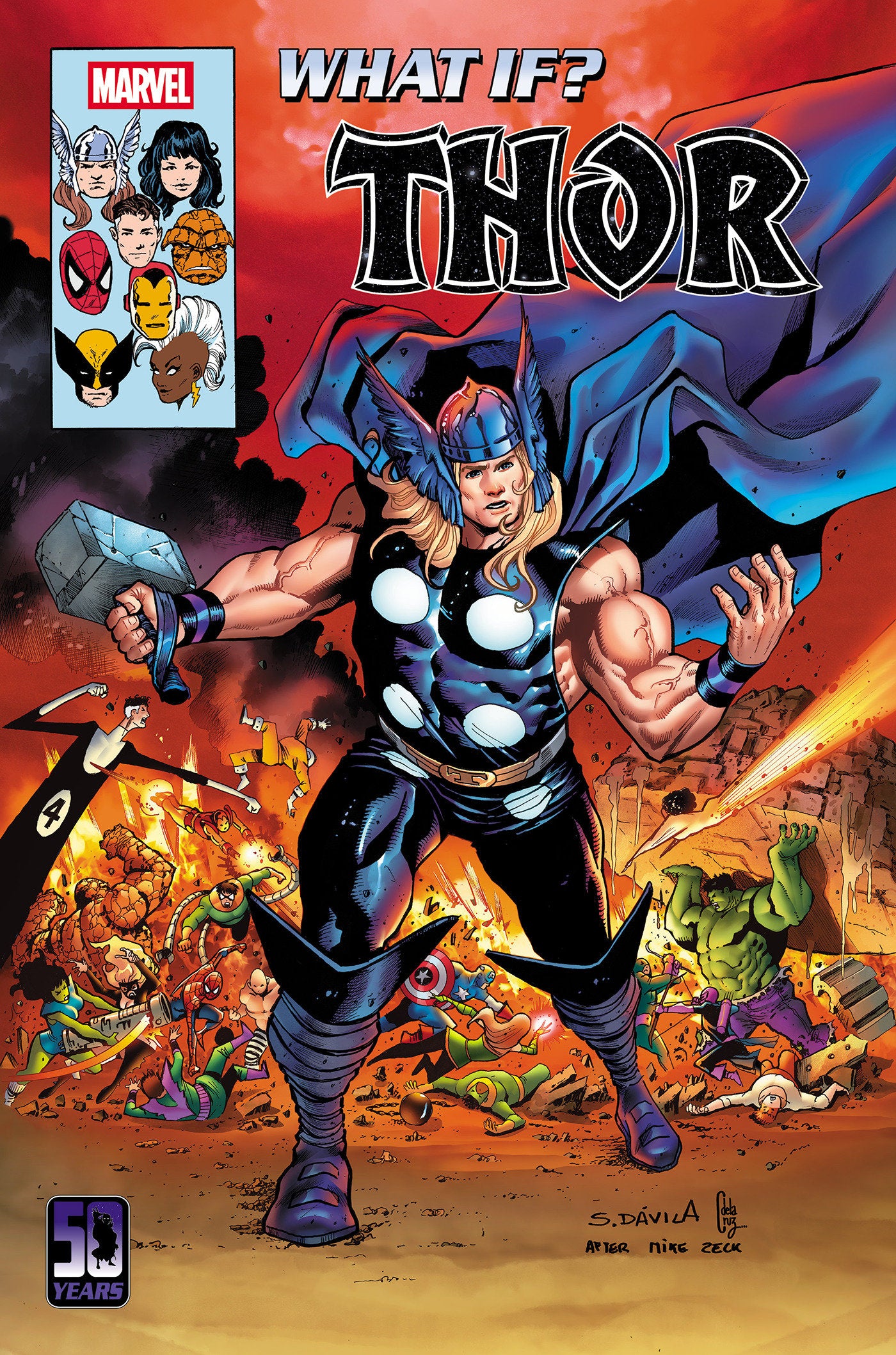 WHAT IF...? THOR #1 SERGIO DAVILA HOMAGE VAR (Backorder, Allow 4-5 Weeks)