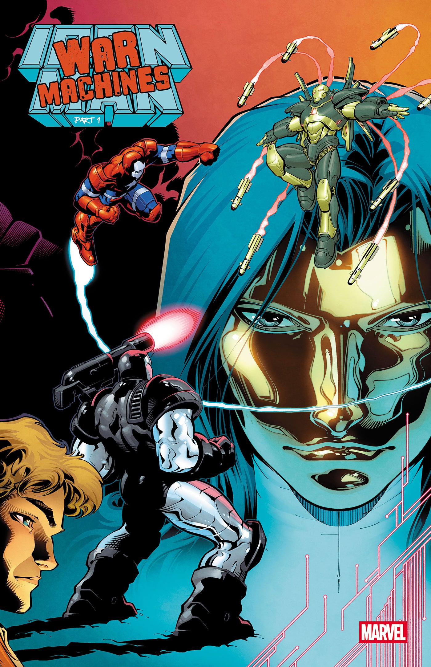 IRON MAN #13 COVER B GLEB MELNIKOV CONNECTING VAR (16 Dec Release)